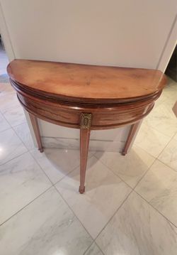 Decorative Half-Moon Console Table