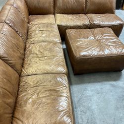 Real Leather Couch 