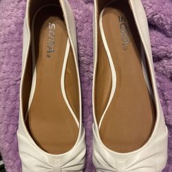 White Flat Shoes