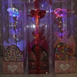 Light Up Rose Valentines Gift
