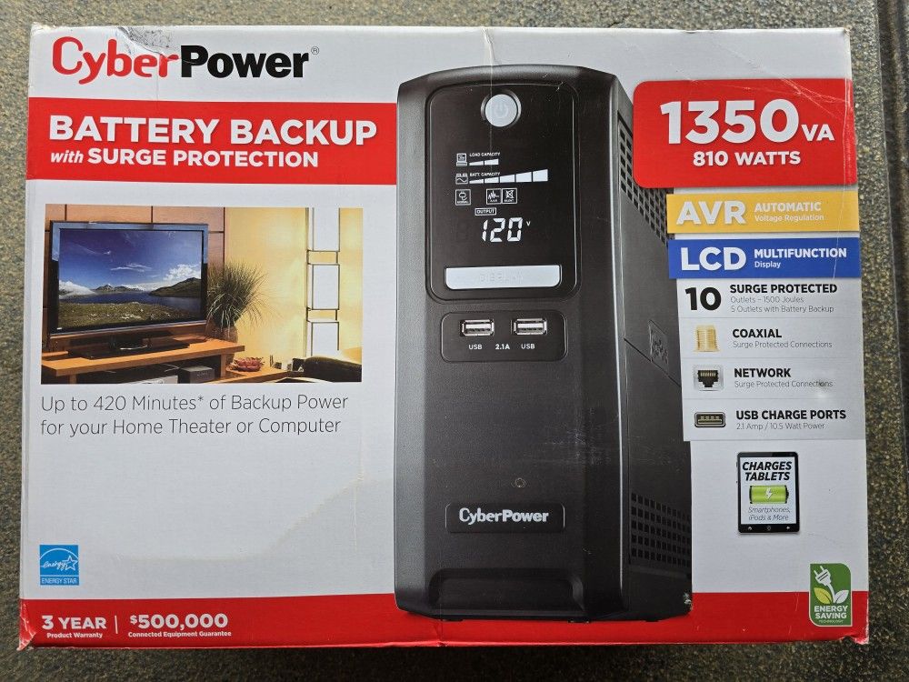 2 Nice Cyber power battery back Up 