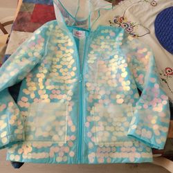 NEW JUSTICE RAINCOAT SZ 14/16 SEE DESCRIPTION 