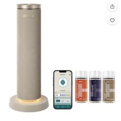 Homedics Serene Scent Waterless Home Fragrance Diffuser + 3 Natural Essential Oils, New Sealed Box 
