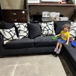 Black Sectional On Sale Free Delivery 