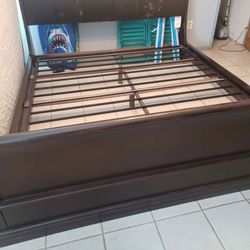 King Size Real Wood Bed Frame