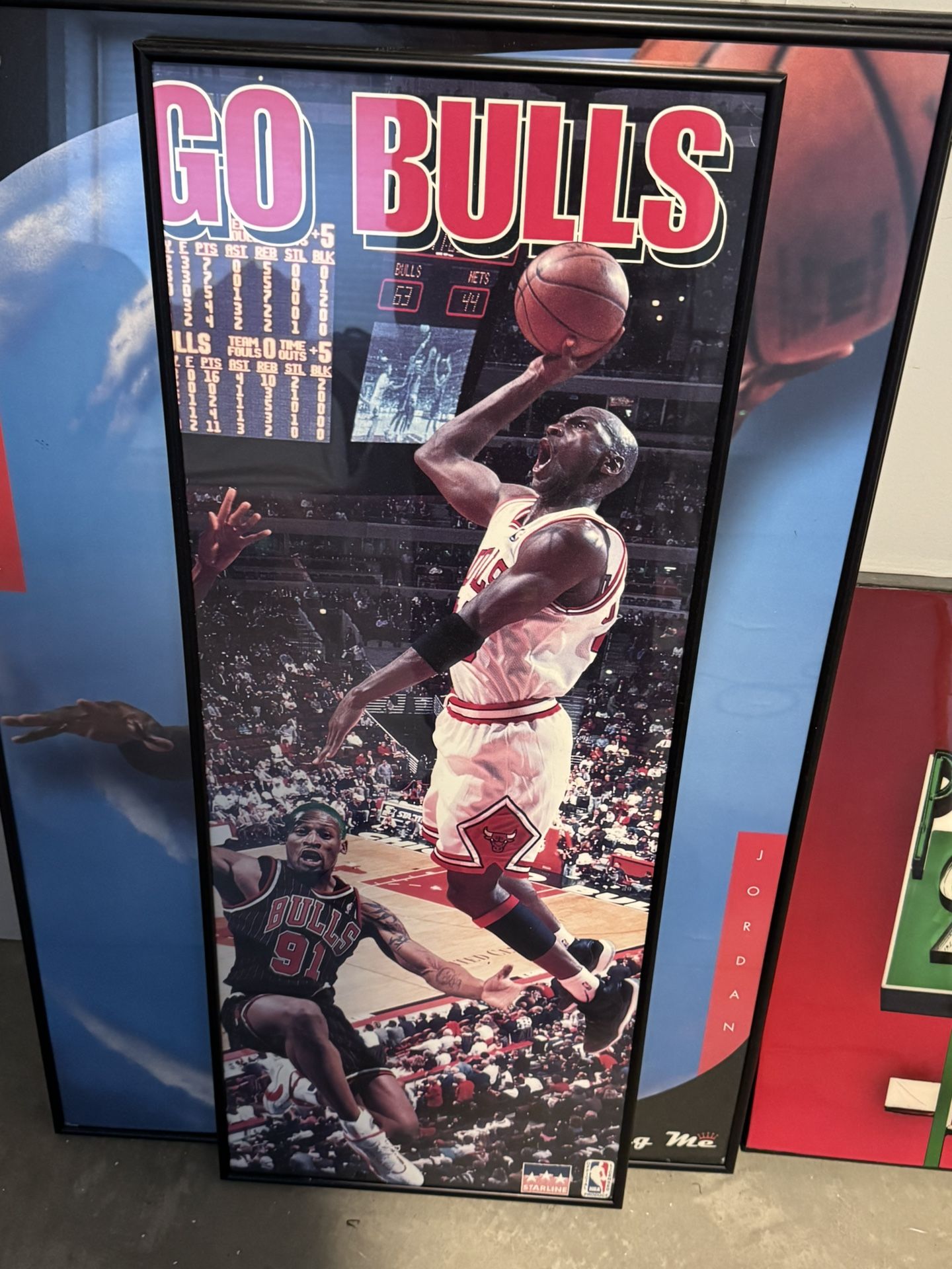 Vintage Michael Jordan Posters Framed