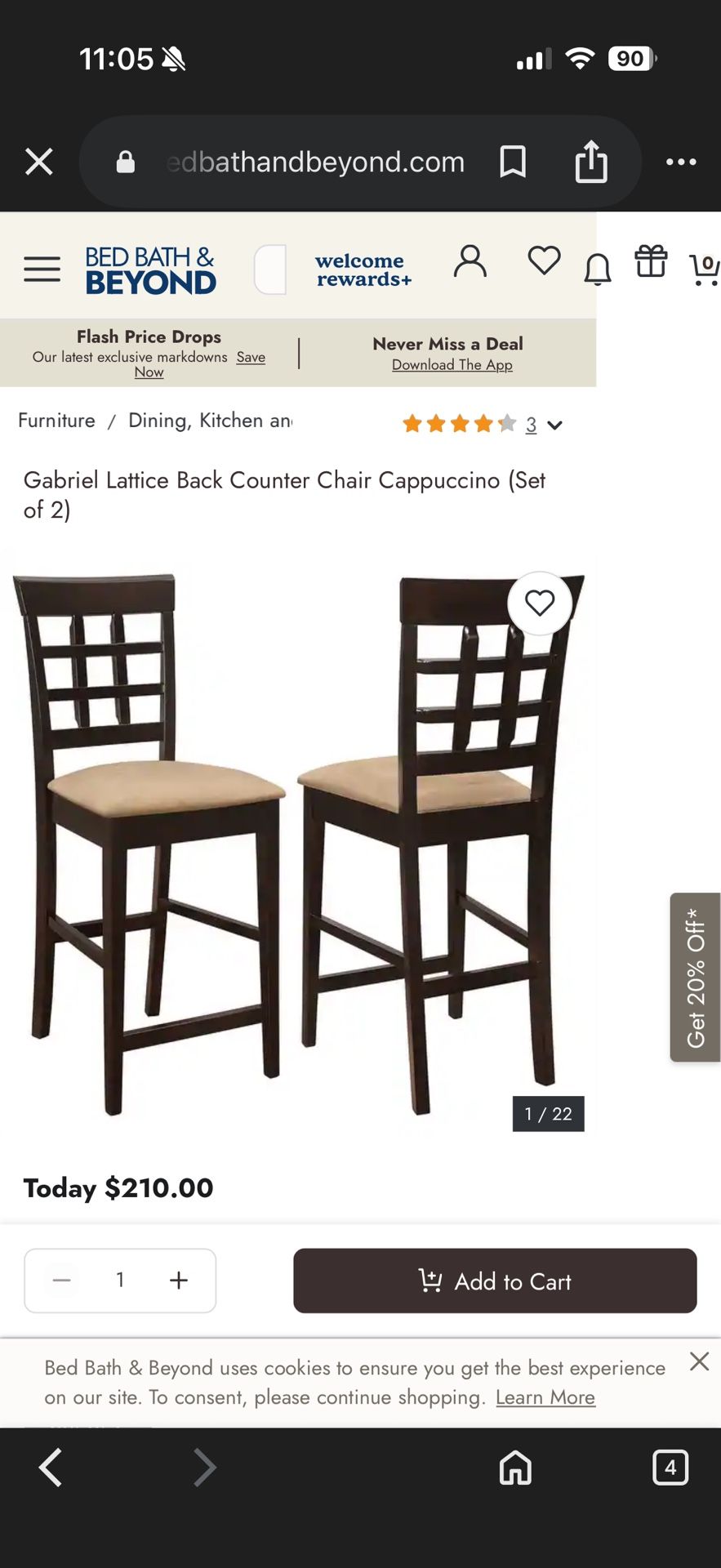 Counter Chairs (2)