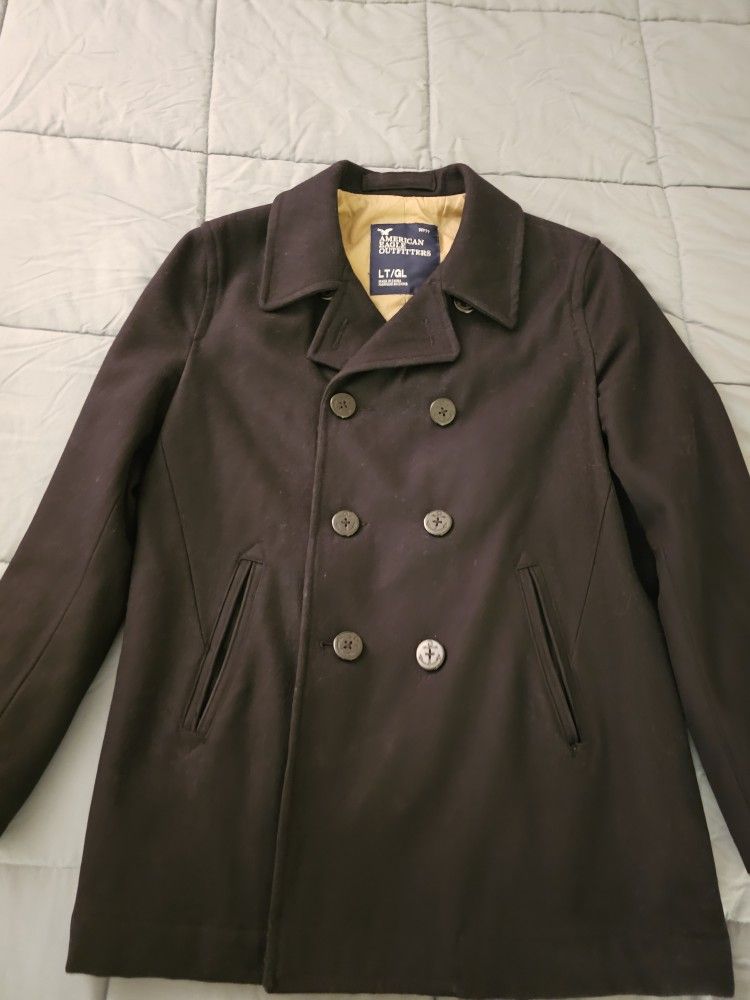 Large Wool Black American Eagle Jacket