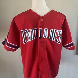 Vintage 1990s Starter Cleveland Indians jersey- large