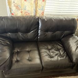 Sofa and loveseat