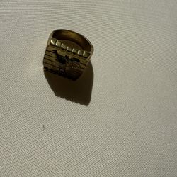 18k Gold Plated Ring Used