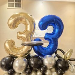 Number Balloon Stack