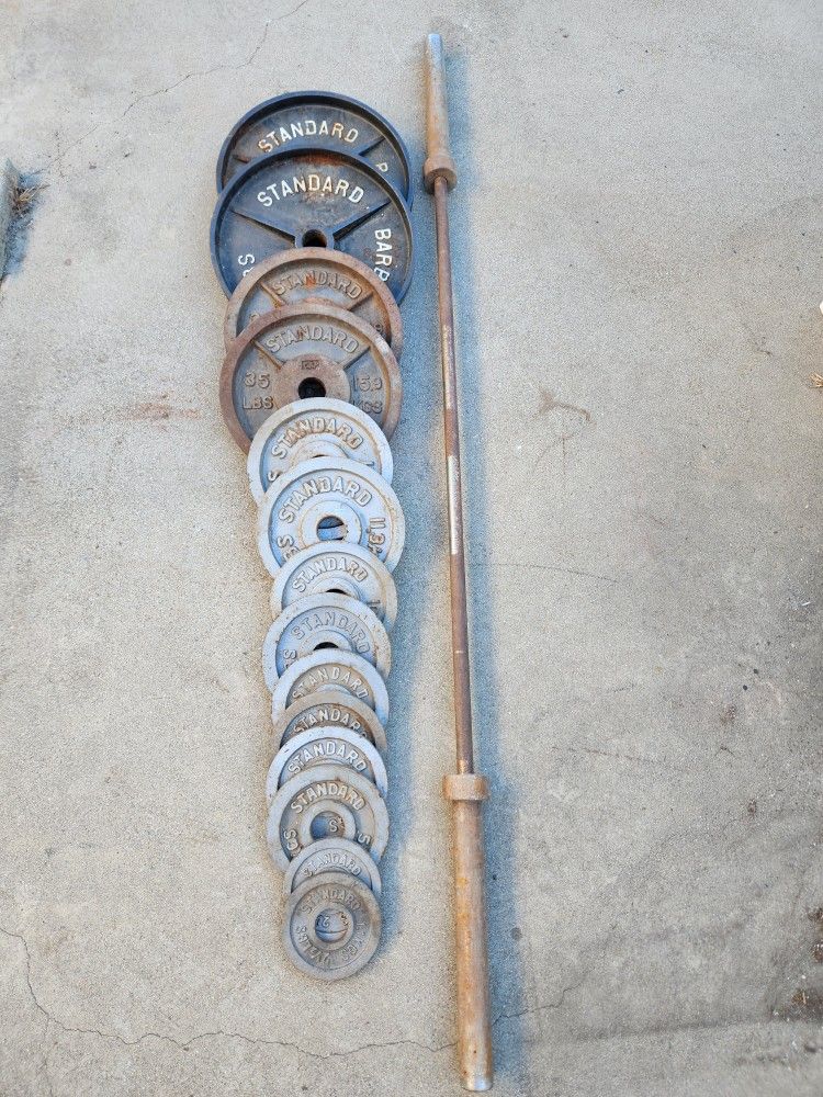 OLYMPIC WEIGHT PLATE SET