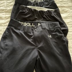 Teen Girl Softball Pants Size Large
