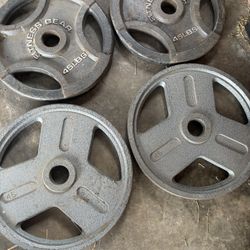 45 Pound Plates 
