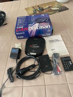 Brand new open box vintage SONY car discman ESPD- 838 K