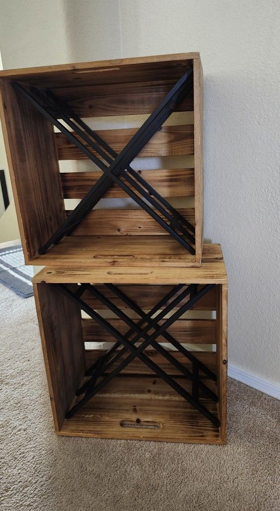Rustic Decoration Or Bottle Holders 