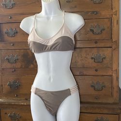 Woman’s Two Piece Bikini Size Medium By Xhileration Like New