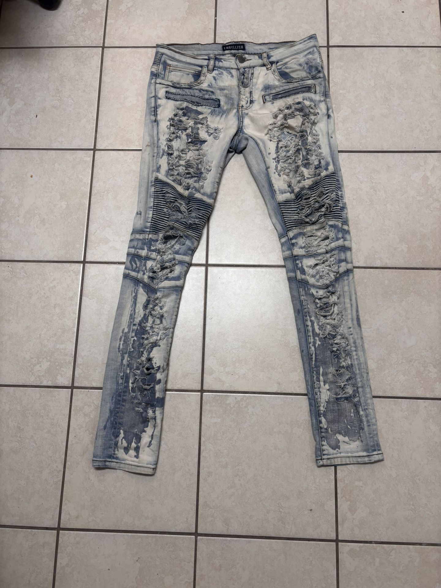 Men’s Embellished Jeans