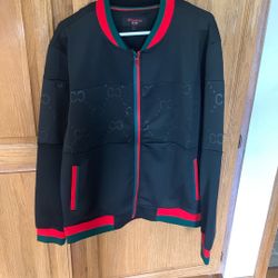 Large Black Red/Green Men’s Jacket 