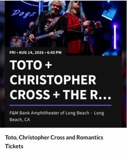 Toto-Christoper Cross-The Romantics  Concert