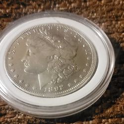 1892 O Morgan Silver Dollar 