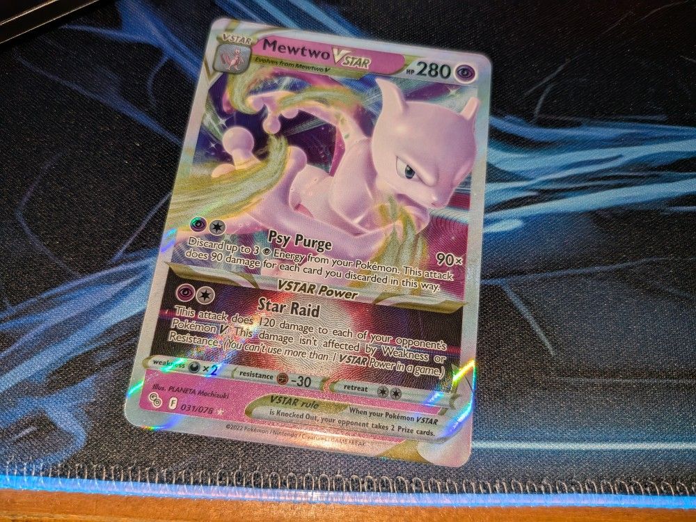 Mewtwo VStar Pokemon Go 031/078 LP