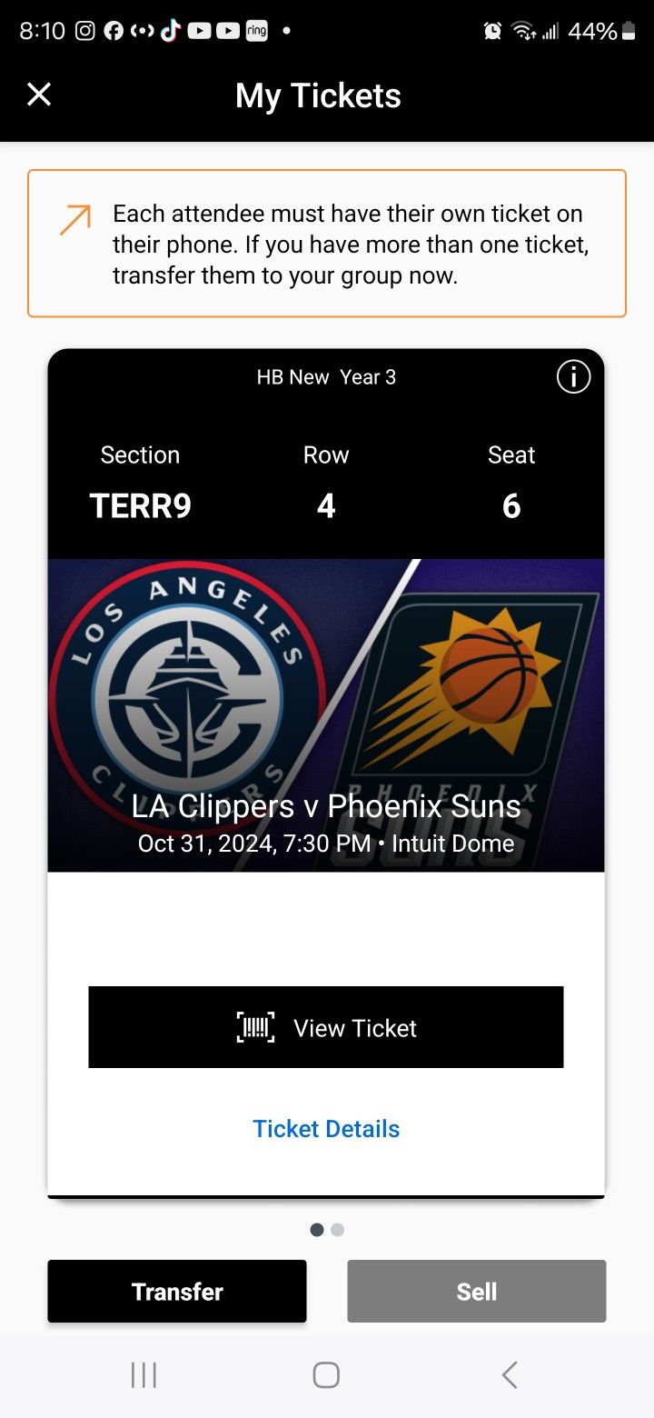 Los Angeles Clippers Vs Phoenix Suns