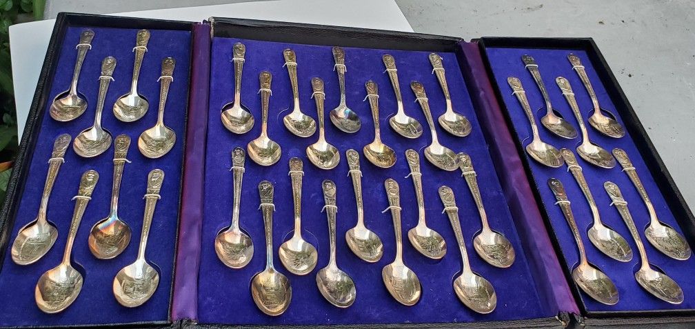 USA Presidents Commemorative Spoon Collection