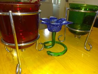 3 Candle holders