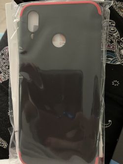 Huwaei Mobile Case Black Red Trim Nova3e