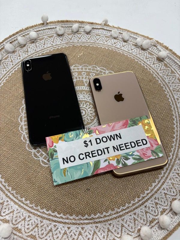 Apple IPhone Xs Max - Only $1 Today Pay The Rest Later!