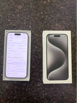 iPhone 15 Pro 256GB white titanium