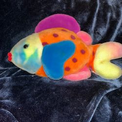  "Lips" the fish, a Ty Beanie Baby from 1999