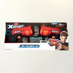 X-Shot Excel Double Fury 4 Blaster Combo Pack