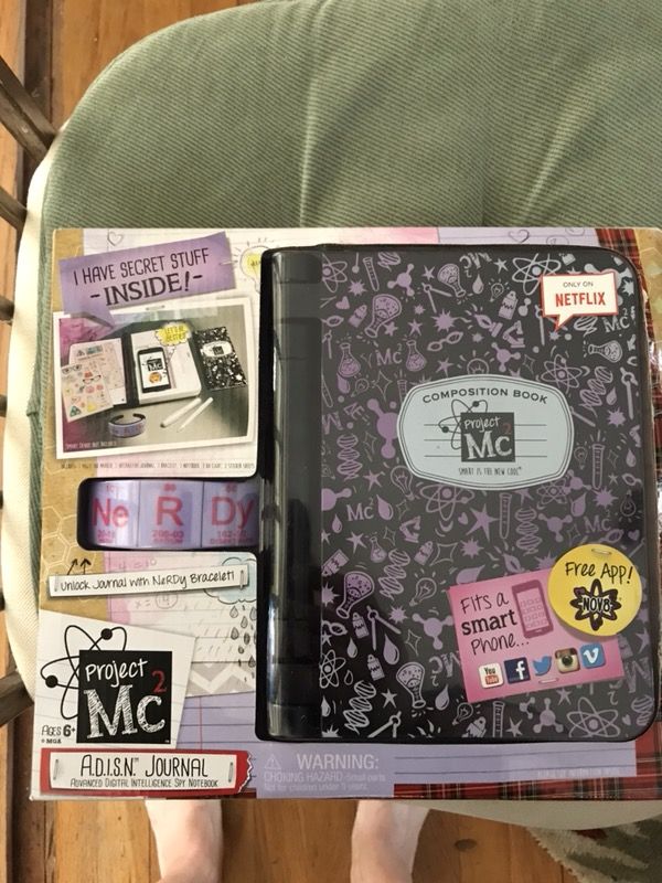 Project MC Square Addison talking notebook from TV show