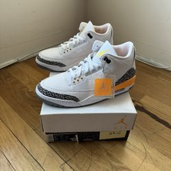 Jordan 3 Retro “Laser Orange” Size 11w/9.5men