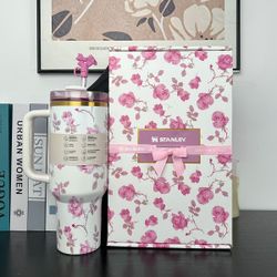 stanley S*Love Limited Edition Gift Box 40oz Water Cup, Send Love Gifts Are The Best Choice, Sports Travel Water Cup,Designed For Hot And Cold Drinks