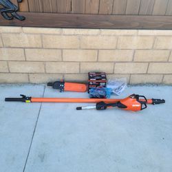 Echo Eforce 10-in 56v Xseries Cordless Battery 12ft Telescopic Shaft Power Pole Saw 