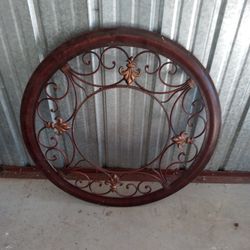 Large Brass Style Wall Hanger 