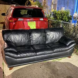 Black Leather couch