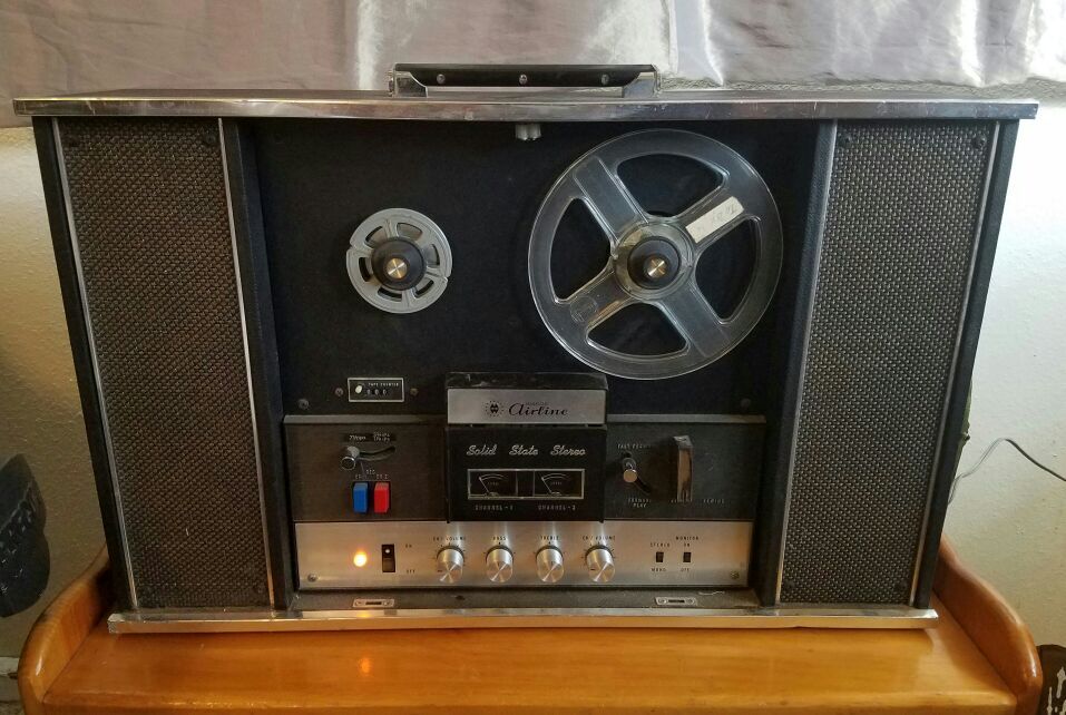 Vintage Wards Airline Solid State Stereo Tape Recorder Model No. GEN-3668B  for Sale in Los Angeles, CA - OfferUp