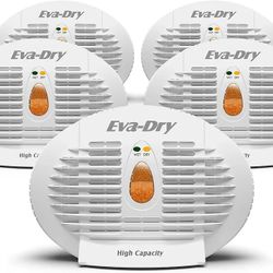Eva-Dry E-500 5-pack Wireless, Portable & Powerful Mini Dehumidifier. Energy Efficient, Renewable Moisture Absorber. Perfect for Closets, Pantries, Bo