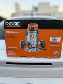 Rigid 2HP FIXED BASE ROUTER