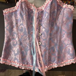 Pink And Purple Costume Corset