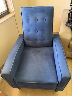 Blue seat/ recliner on SALE!