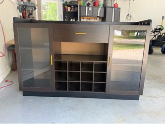 Bar / Beverage Wine Cabinet  – $110 OBO (like new)