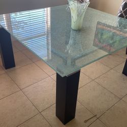 Glass Table , , No Chairs 