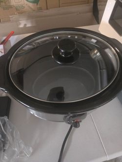Slow Cooker with Glass Lid