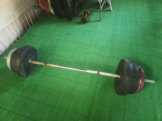 Barbell and weights workout bundle